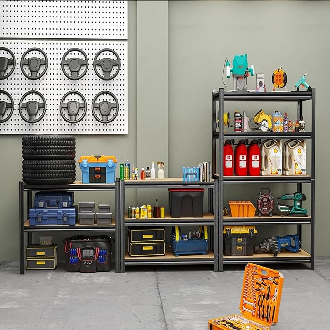 Garage Shelves, 72”H Adjustable Shelves - Image 7