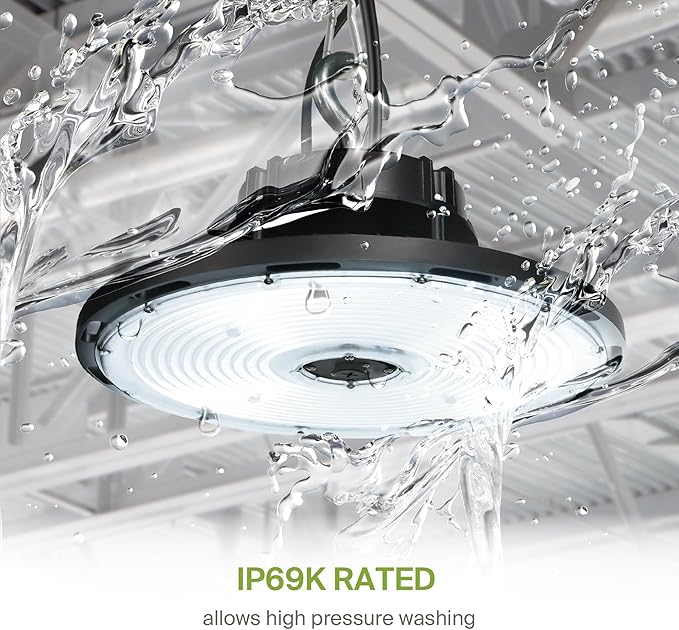 ASD LED High Bay UFO Light Fixture, Commercial Shop Lighting | Dimmable - Image 4