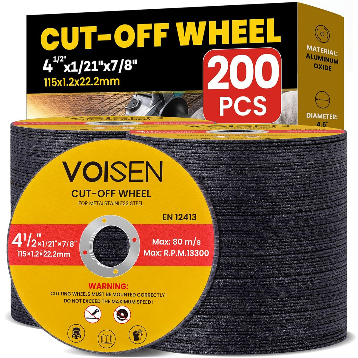 voisen 4 1/2 cut off wheel,200 pcs angle, main product view