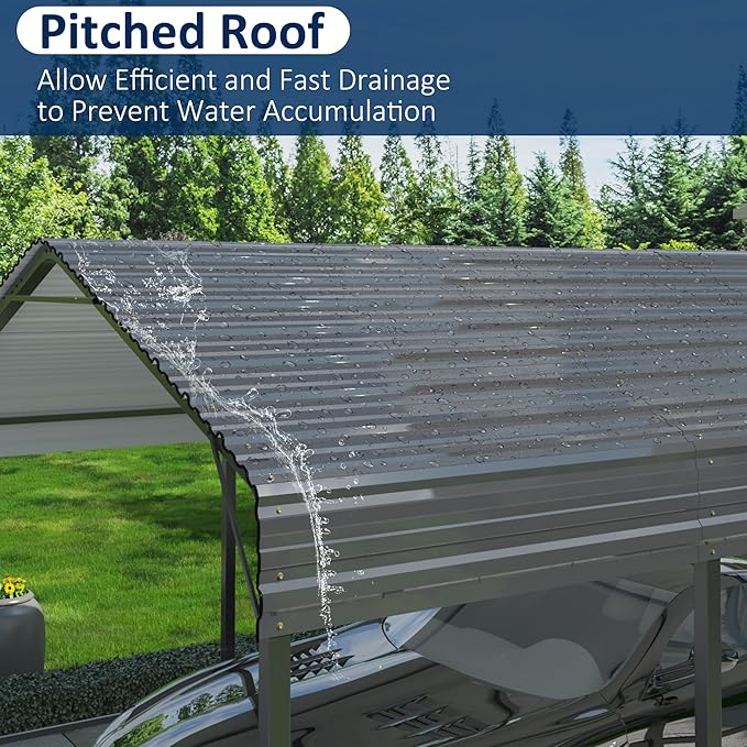 12x20 Metal Carport Carports - Image 6