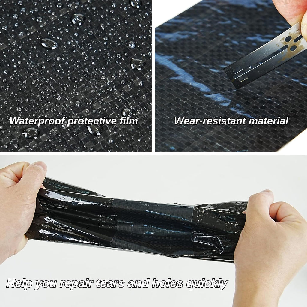 chuangseed rv underbelly tape 8'' x 50ft flexible showing dimensions