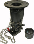 12" to 16" Adjustable height Convert-a-ball Fifth Wheel to Gooseneck Cushioned Trailer Hitch Adapter / Converter