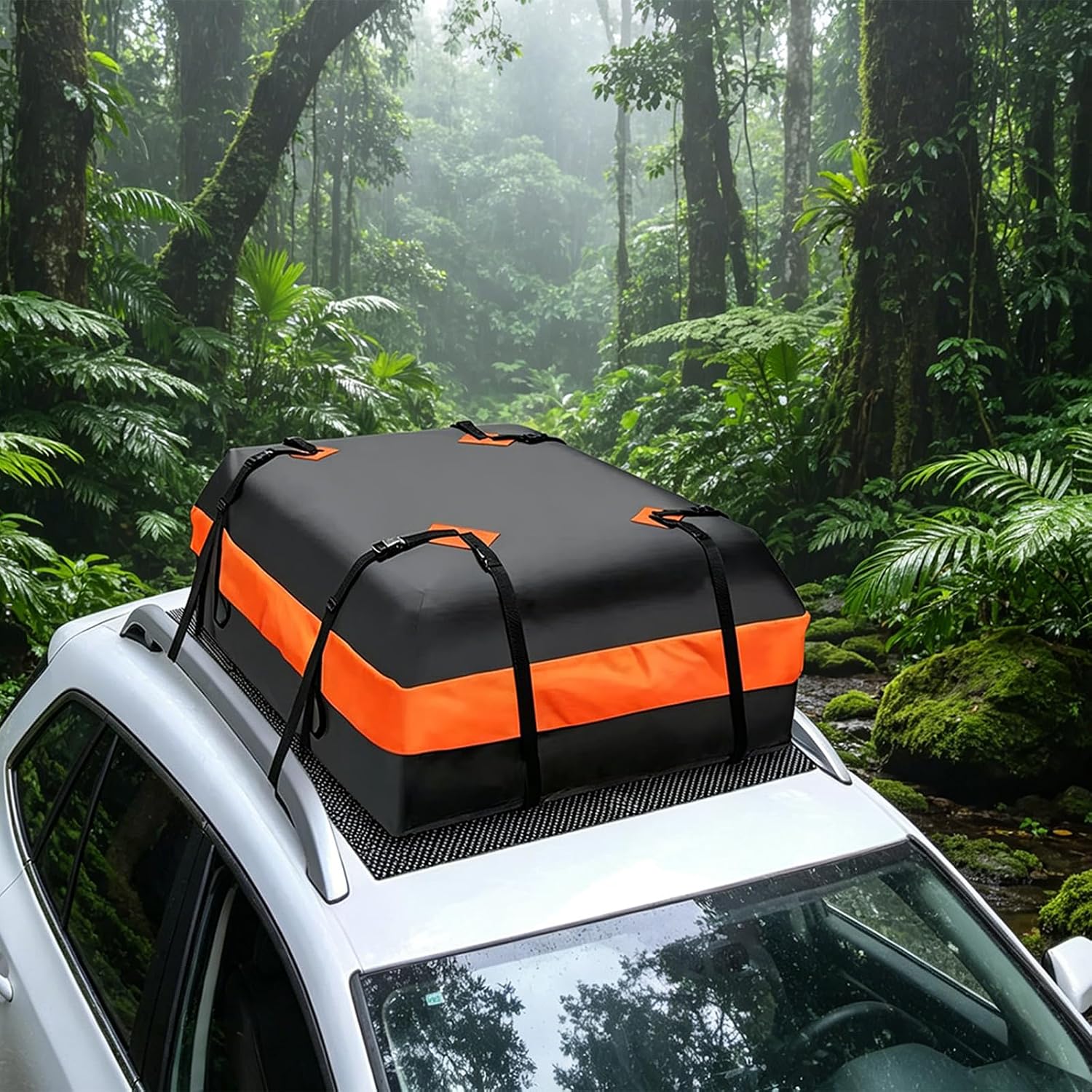 Car Roof Bag, Heavy Duty Rooftop Cargo Carrier for Travel Camping