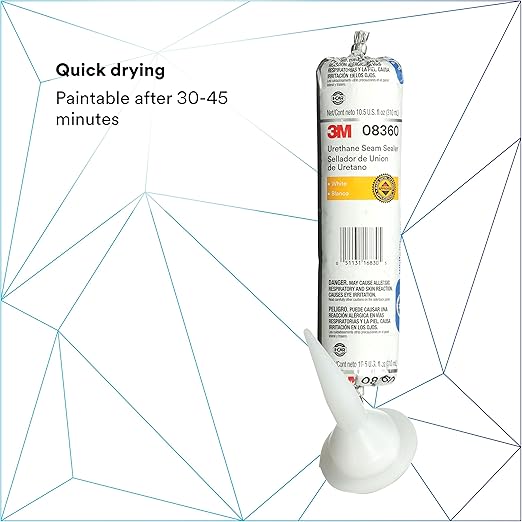 3M Urethane Seam Sealer, High Solids, Permanently Flexible, 310 mL/10.5 fl oz - Image 5