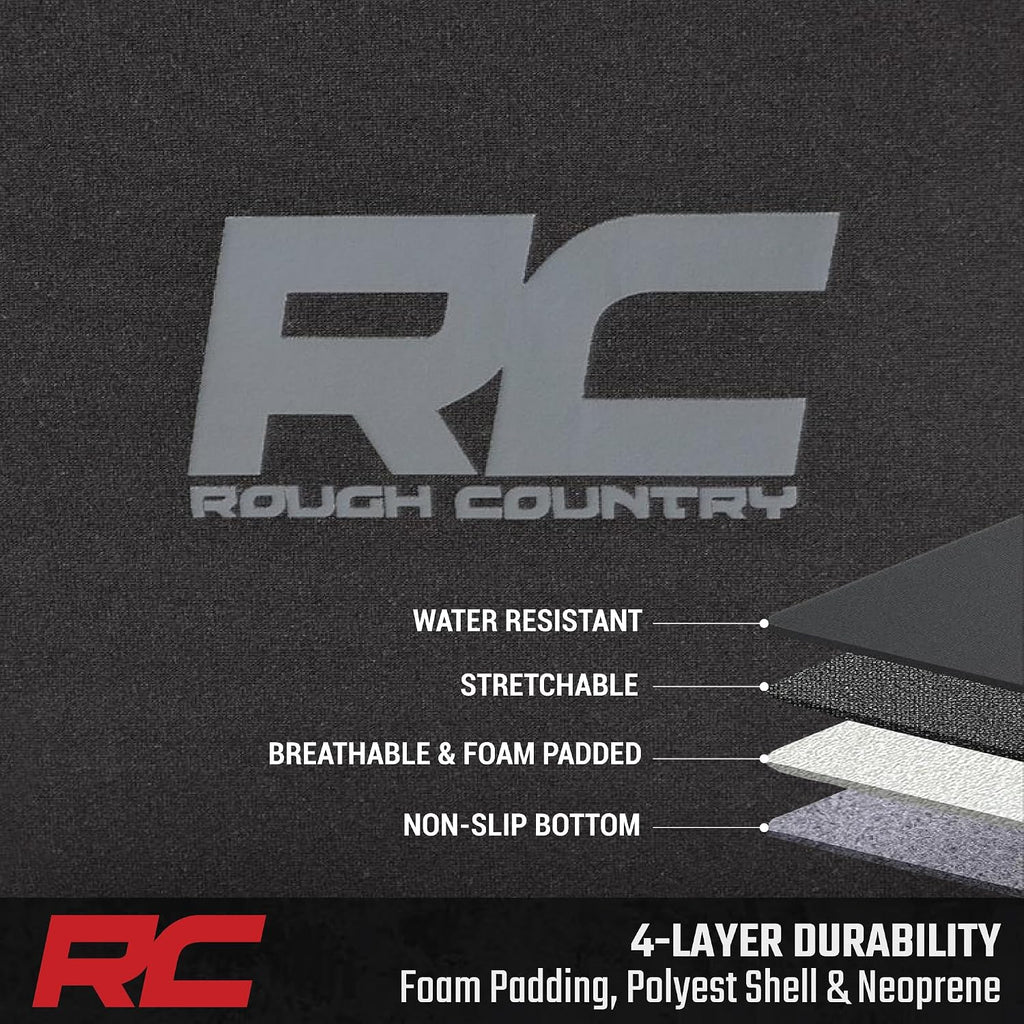 rough country neoprene seat covers for chevy silverado, package contents