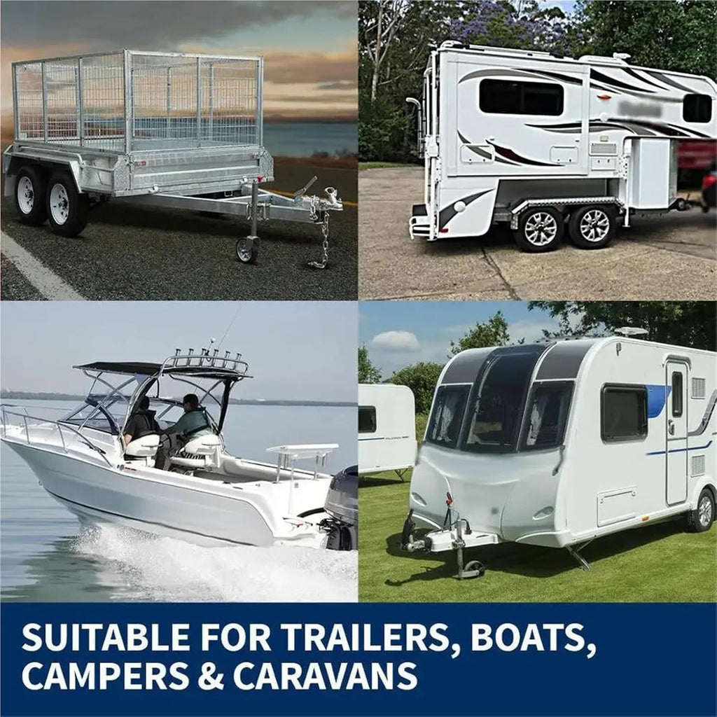 Car Moving Dolly Motorized Trailer Jack Wheel Mover 2270KG Caravan Boat Dolly Auto Brake Trailer Mover