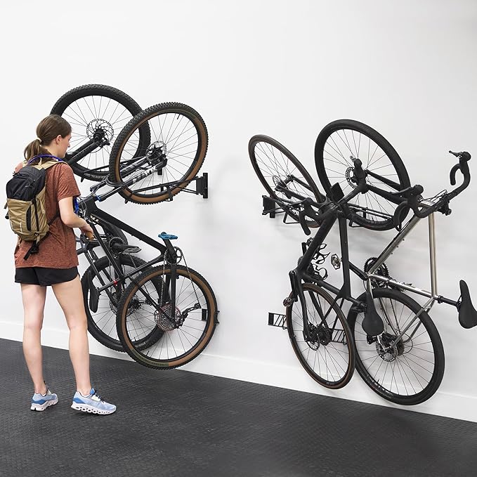 StoreYourBoard SwivelStow Road & Gravel Bike Storage 2 Pack – Heavy Duty Bike - Image 6