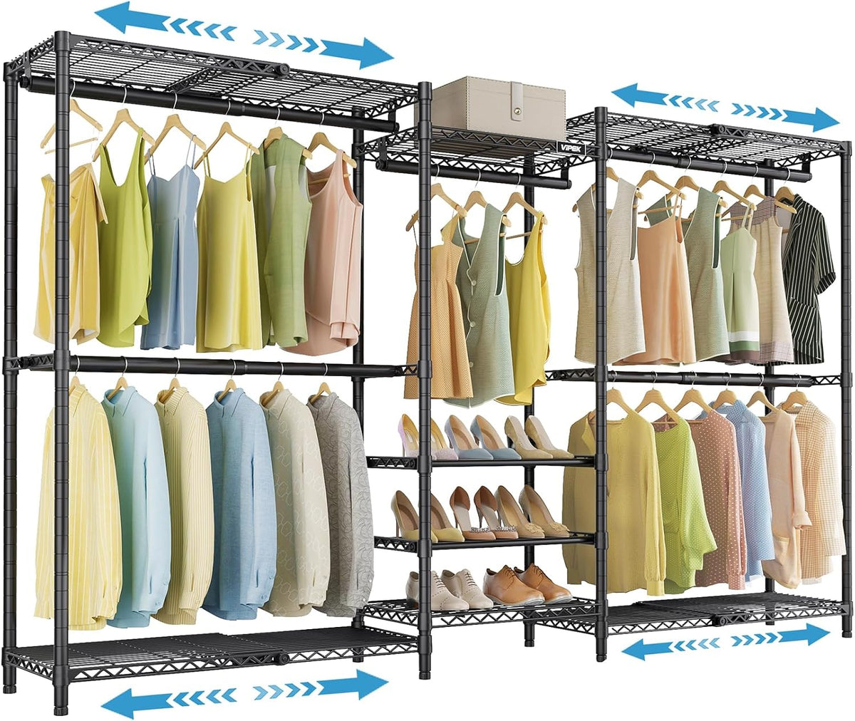 vipek x3s expandable closet system, heavy duty freestanding, main product view