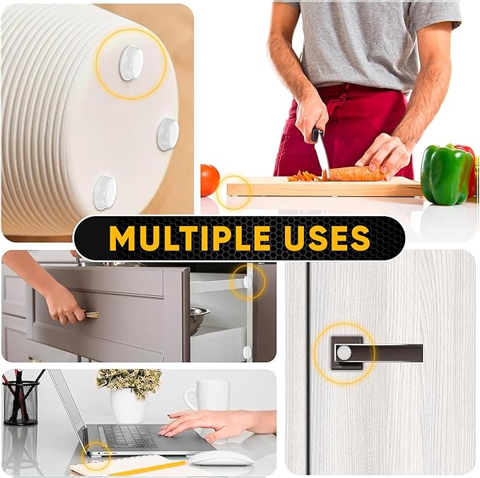 45 Clear Cabinet Door Bumpers - Image 4