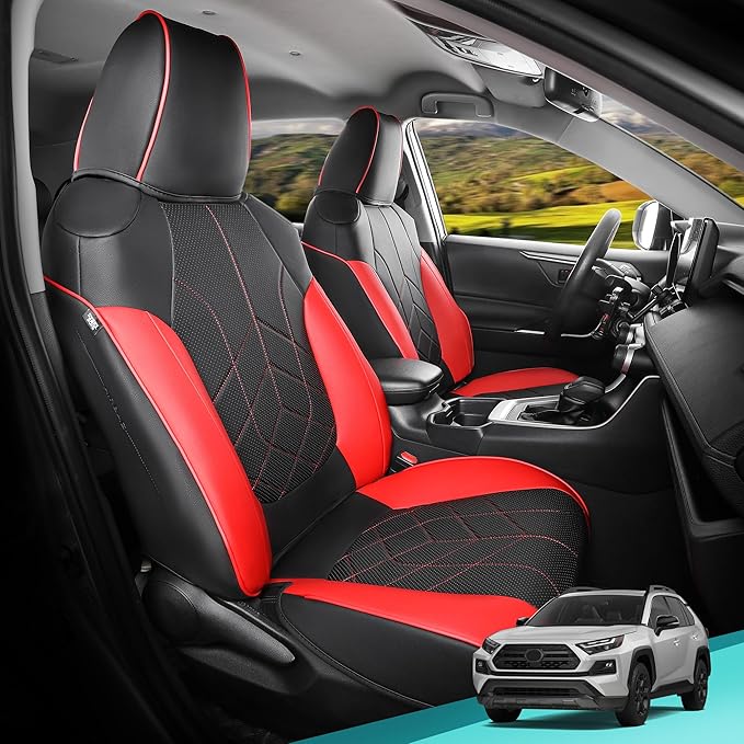 for Toyota RAV4 Seat Covers 2019 2020 2021 2022 2023 2024 2025 RAV 4 LE XLE by FEINEPRO