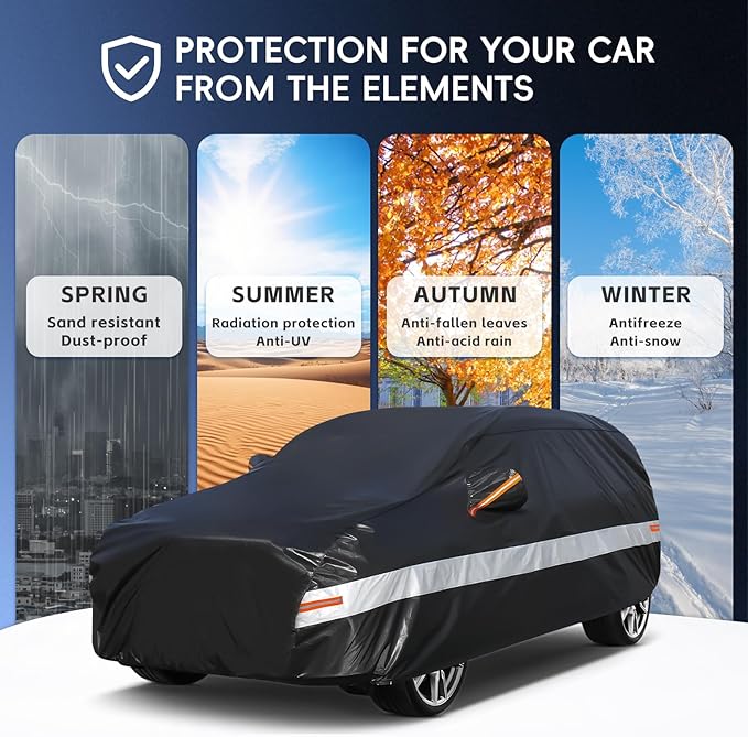 10 Layers SUV Car Cover Custom Fit - Image 5