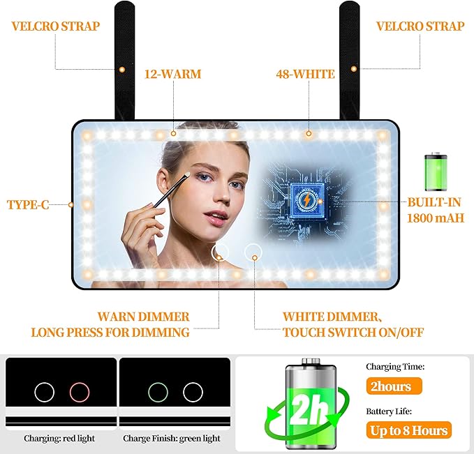 Car Sun Visor Vanity Mirror - Image 3