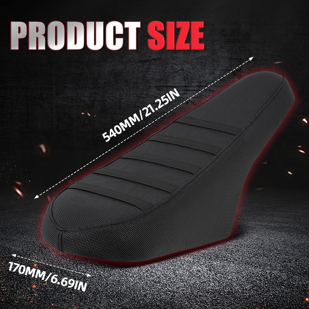 Electric Bike Seat Cover PVC E-Bike Seat Cover for Ridstar Q20 Ebike-Black