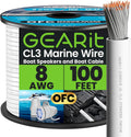 GEARit 8 Gauge Marine Electrical Primary Wire, 8 AWG Marine Grade Tinned Copper