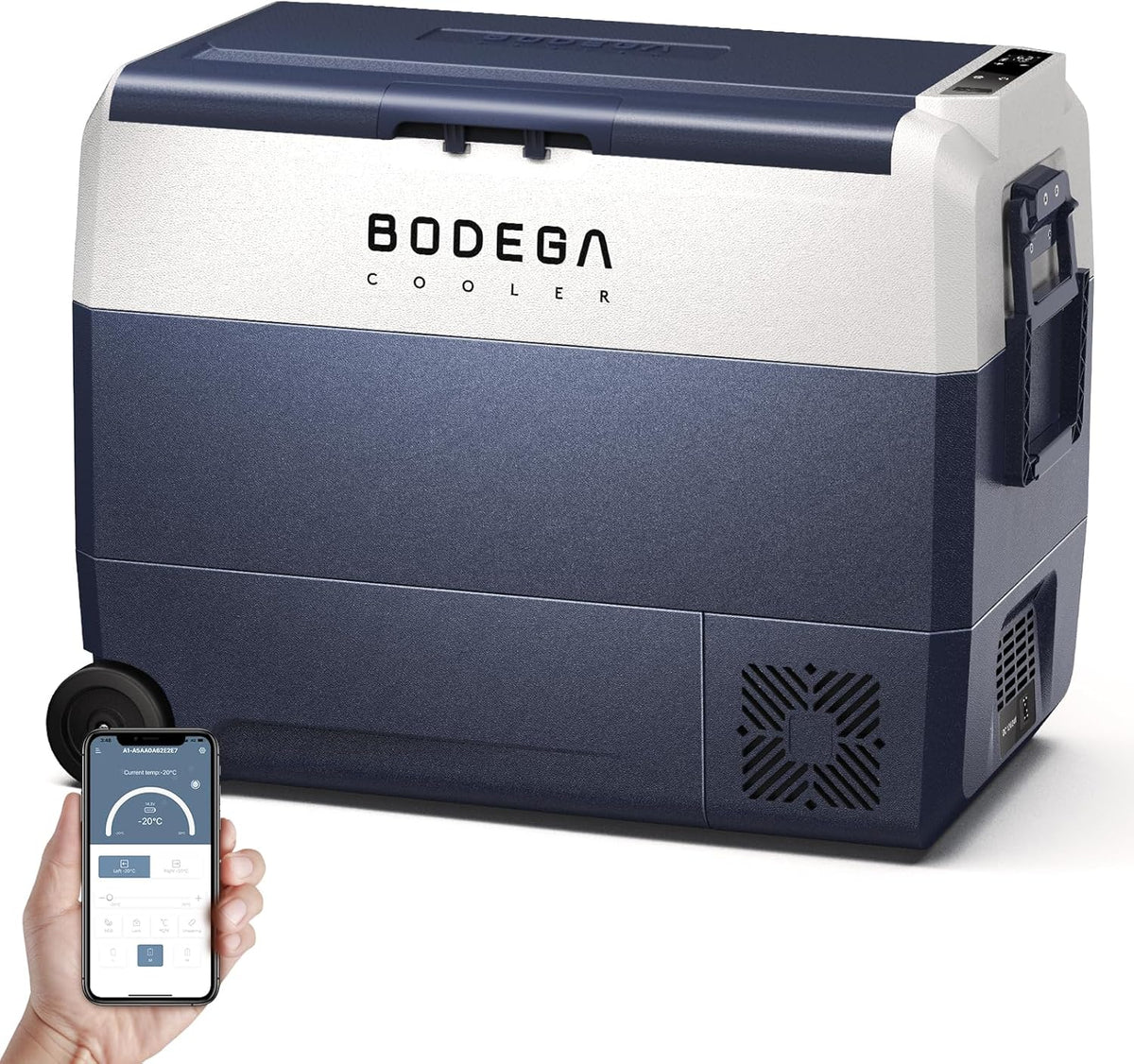 BODEGACOOLER 12 Volt Car Refrigerator, 64 Quart Portable Car Freezer Fridge