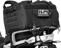 ILM Motorcycle Tail Bag 50-70L Travel Luggage Motorbike Rear Rack Trunk Shoulder Backpack with Rain Cover Model BL02