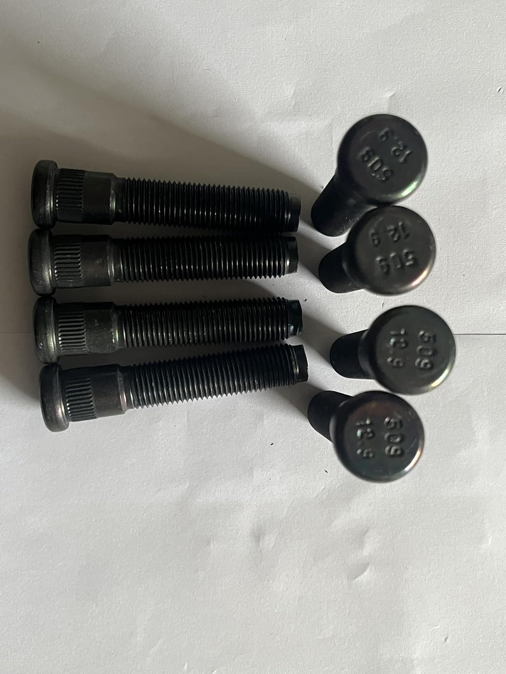 8PCS 610-509 M14*1.50 Serrated Wheel Stud 15.93mm Knurl, 73.4mm Length Replacement for 2005-2016 Ford F-250 F-350 Super Duty, 2005-2010 F-450 F-550 Super Duty