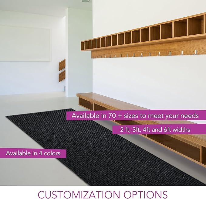 iCustomRug Spartan Weather Warrior Indoor/Outdoor Utility Ribbed Carpet Runner - Image 7