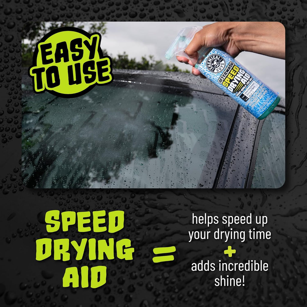 Chemical Guys After Wash Sprayable Gloss Boosting Car Wash Drying Aid - 16 oz Car Detailing Spray Helps Reduce Water Spots, Adds Shine, and Speeds Drying for Trucks, and Motorcycles