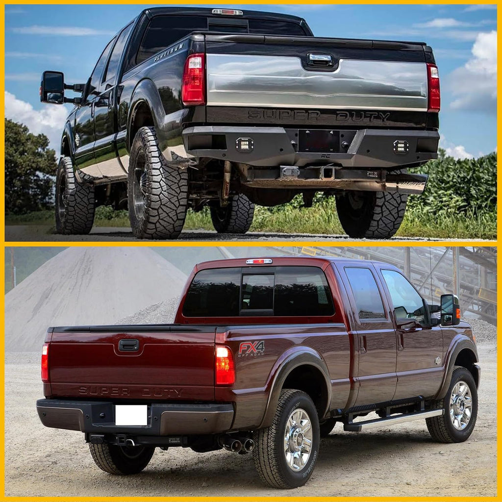 Boine Tail Light Compatible With 2008-2016 Ford F250 F350 F-250 F-350 Driver and Passenger Side Rear Light Brake Lamps Replaces FO2800208 FO2801208