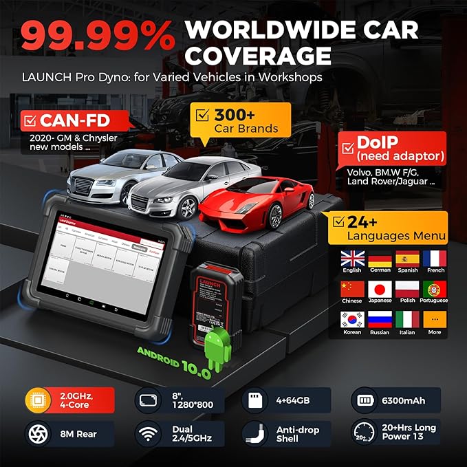 LAUNCH X431 PRO Dyno 2025 Upgrade Bidirectional Scan Tool - Image 6
