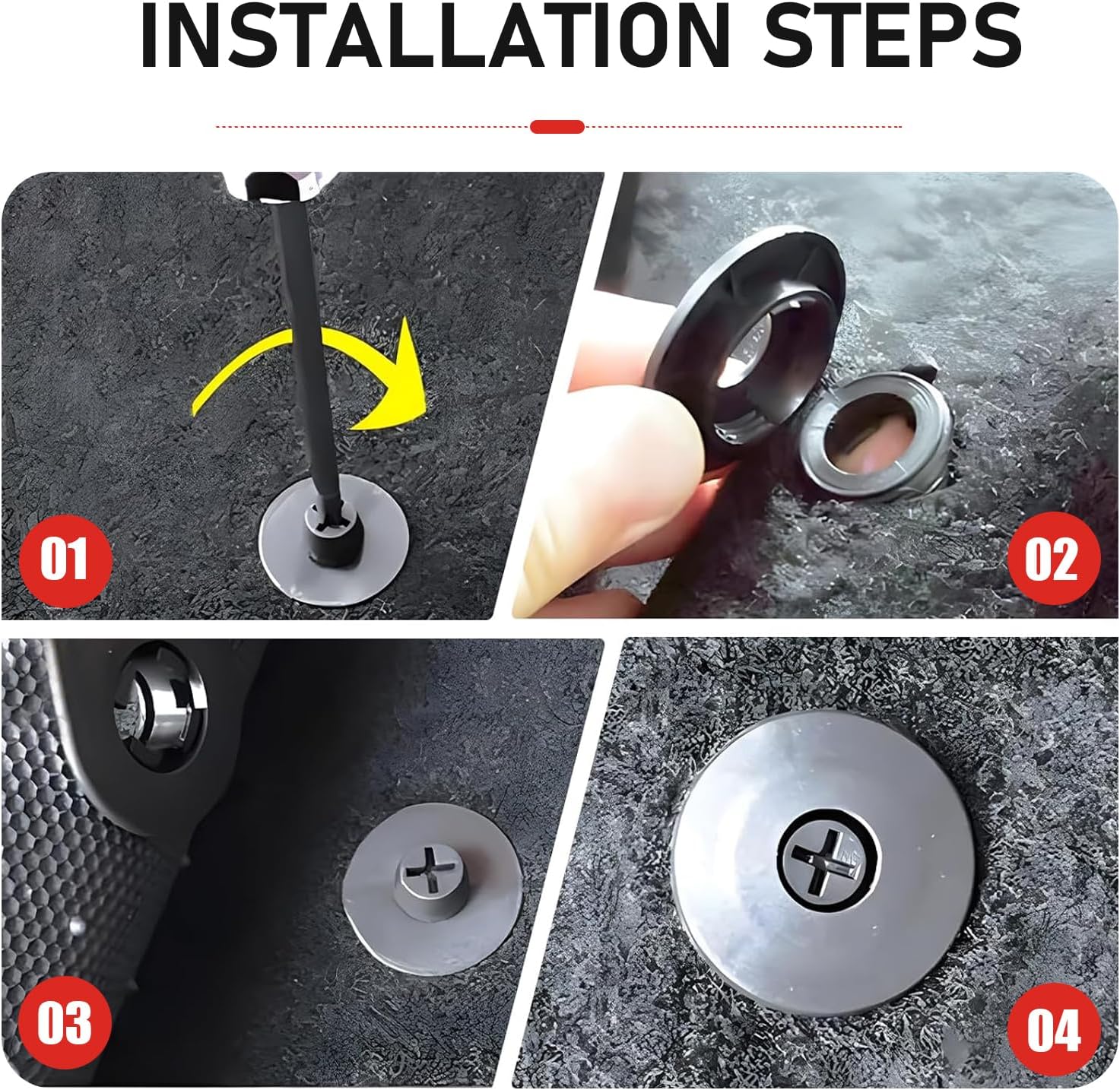10 PCS Car Floor Mat Clips, Anti-Slip Plastic Floor Mat Retainers, Car Carpet Fastening Clip, Universal for Car Truck SUV RV Van (Black)