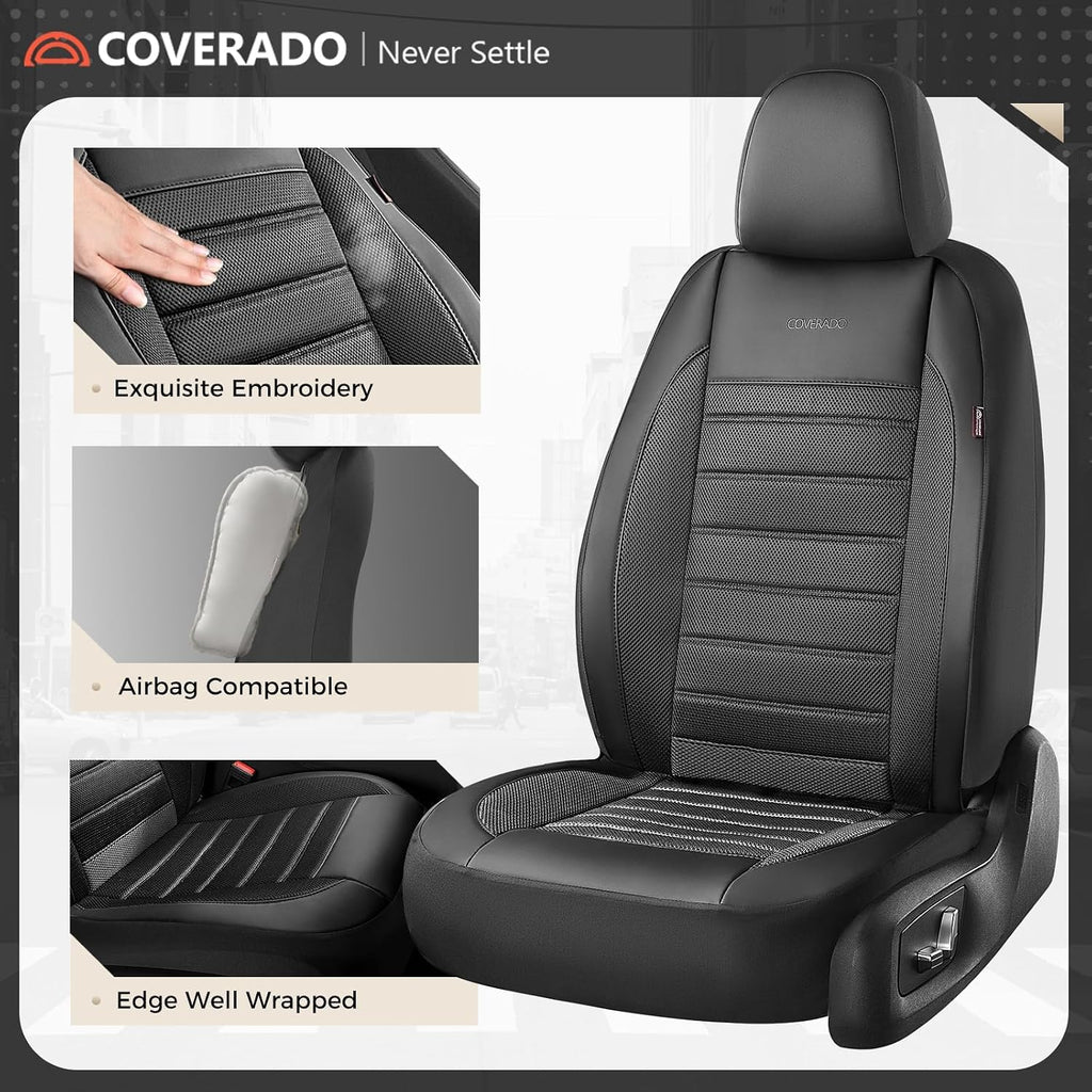 car seat covers full set, memory foam leather, package contents