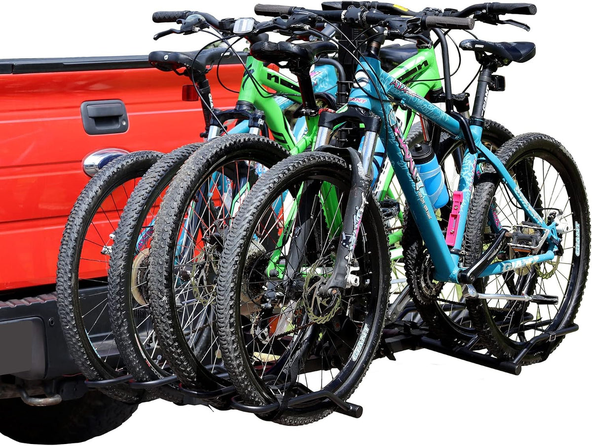 Young 4-Bike Rack Hitch Mount Platform Style Carrier
