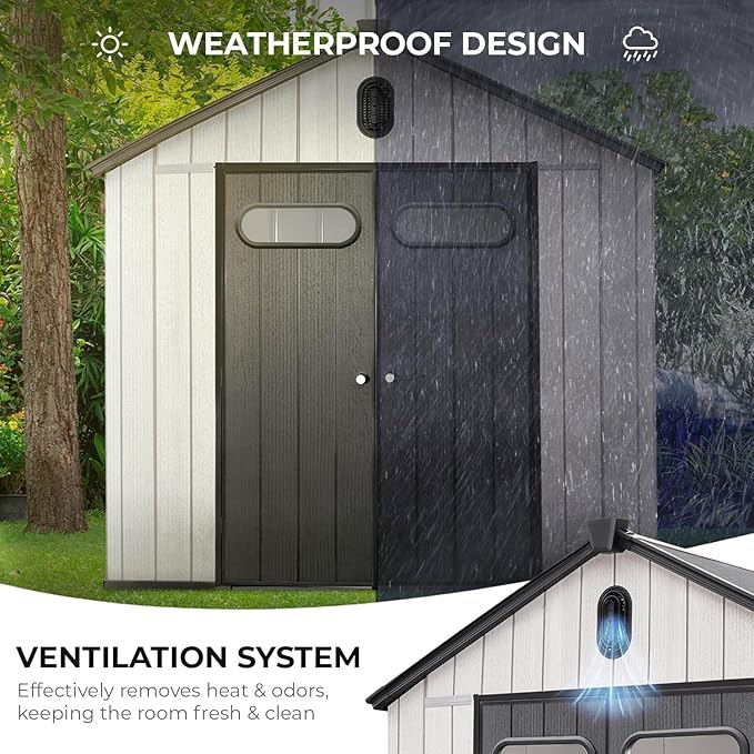 EconoHome 8x8 Ft Outdoor Storage Shed - Image 5