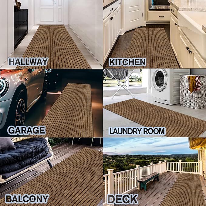 Custom Size Backed Non-Slip Area Rugs Runner, Easy Clean, Waterproof Runner Rugs - Image 6