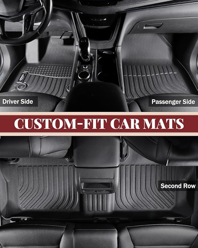 Icyhaws® Floor Mats for Buick Encore GX 2020-2025 | All Weather TPE Waterproof - Image 2