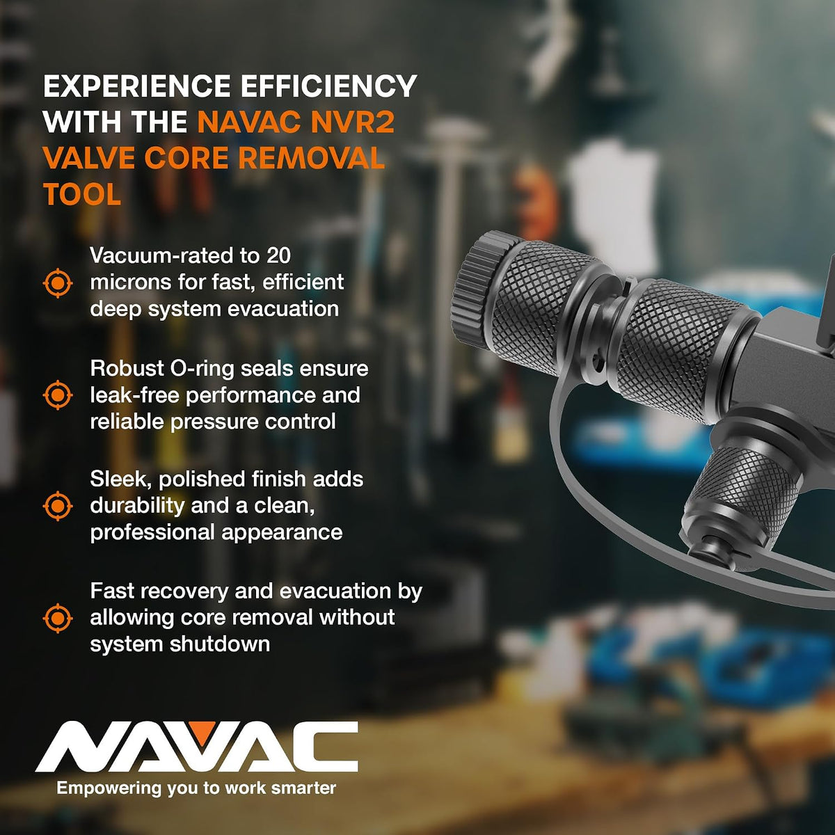 navac nvr2 valve core removal tool - 1/4 on a desk or shelf