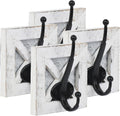 autumn alley farmhouse bathroom decor white hooks, towel, main product view
