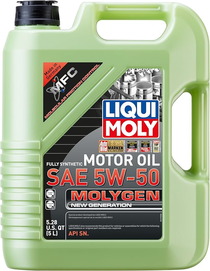 Liqui Moly 20310 Molygen New Generation SAE 5W-50-5 Liter by LIQUIMOLY