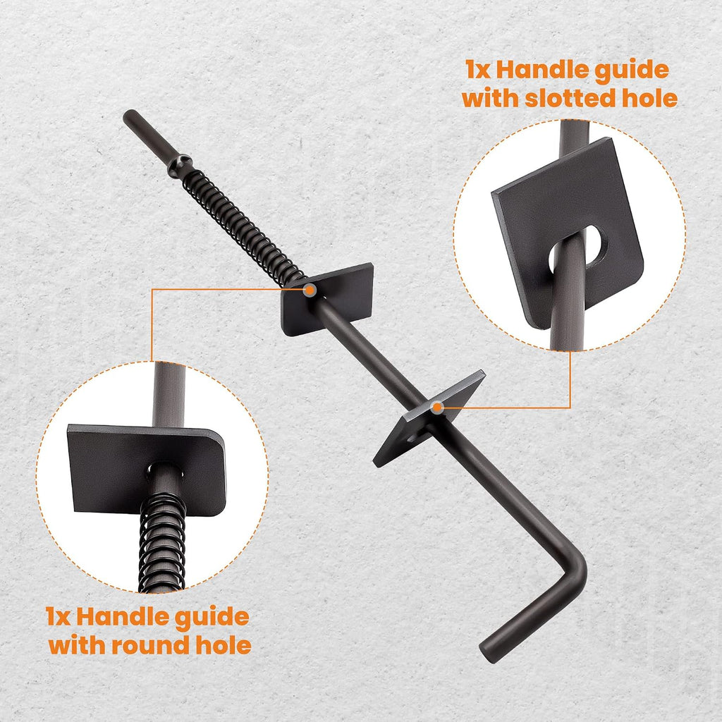 maXpeedingrods GNRK1500 Flat Beds Gooseneck Kit for Chevrolet for Toyota 1500 1994-2018, Universal Metal Gooseneck Hitch Kit, GTW 30,000 lbs