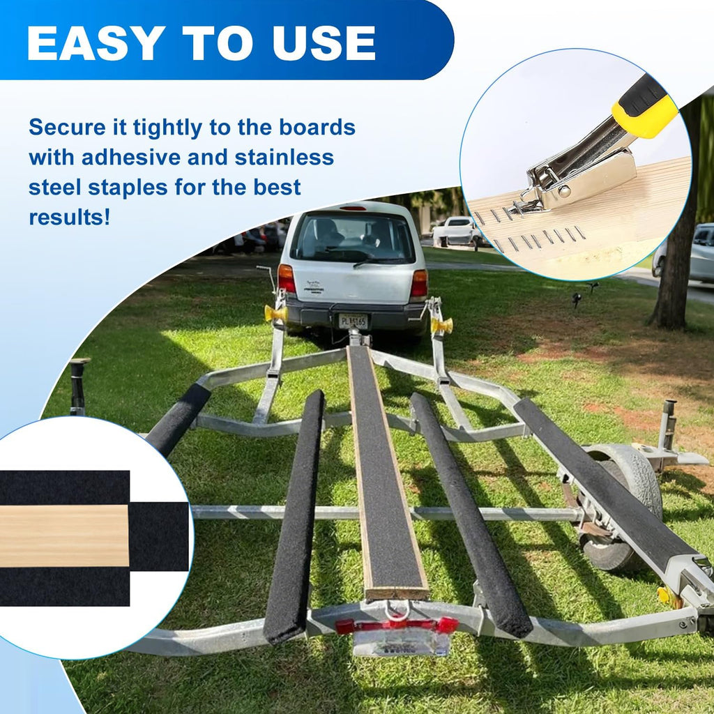 20inchx20FT- 25oz,Thicken Boat Trailer bunk Carpet, Marine Carpet Built for Unrivaled Durability and Heavy-Duty,Accessories Parts Replacement Padding for Outdoor (20inchx20FT)