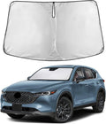 Autovir Windshield Sun Shade Fit for 2017-2024 2025 2026 Mazda CX-5 Sunshade, Front Car Window Shades Sun Visor, Blocks UV Rays & Heat, Car Accessories