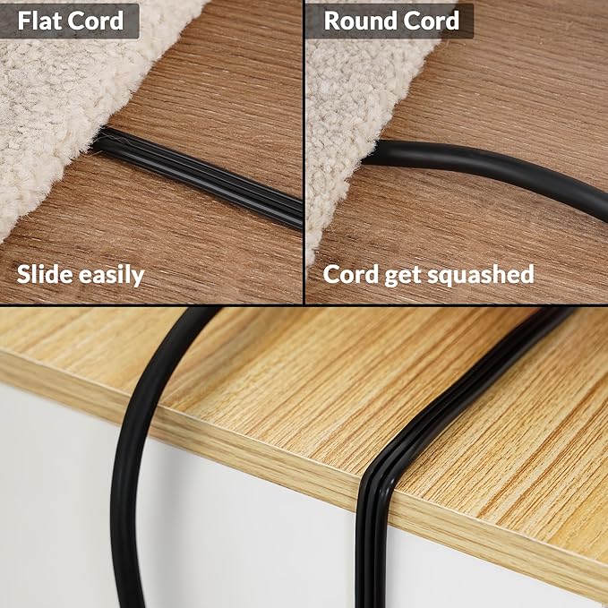 Elecan Flat Plug Extension Cord 40 Ft - Image 4