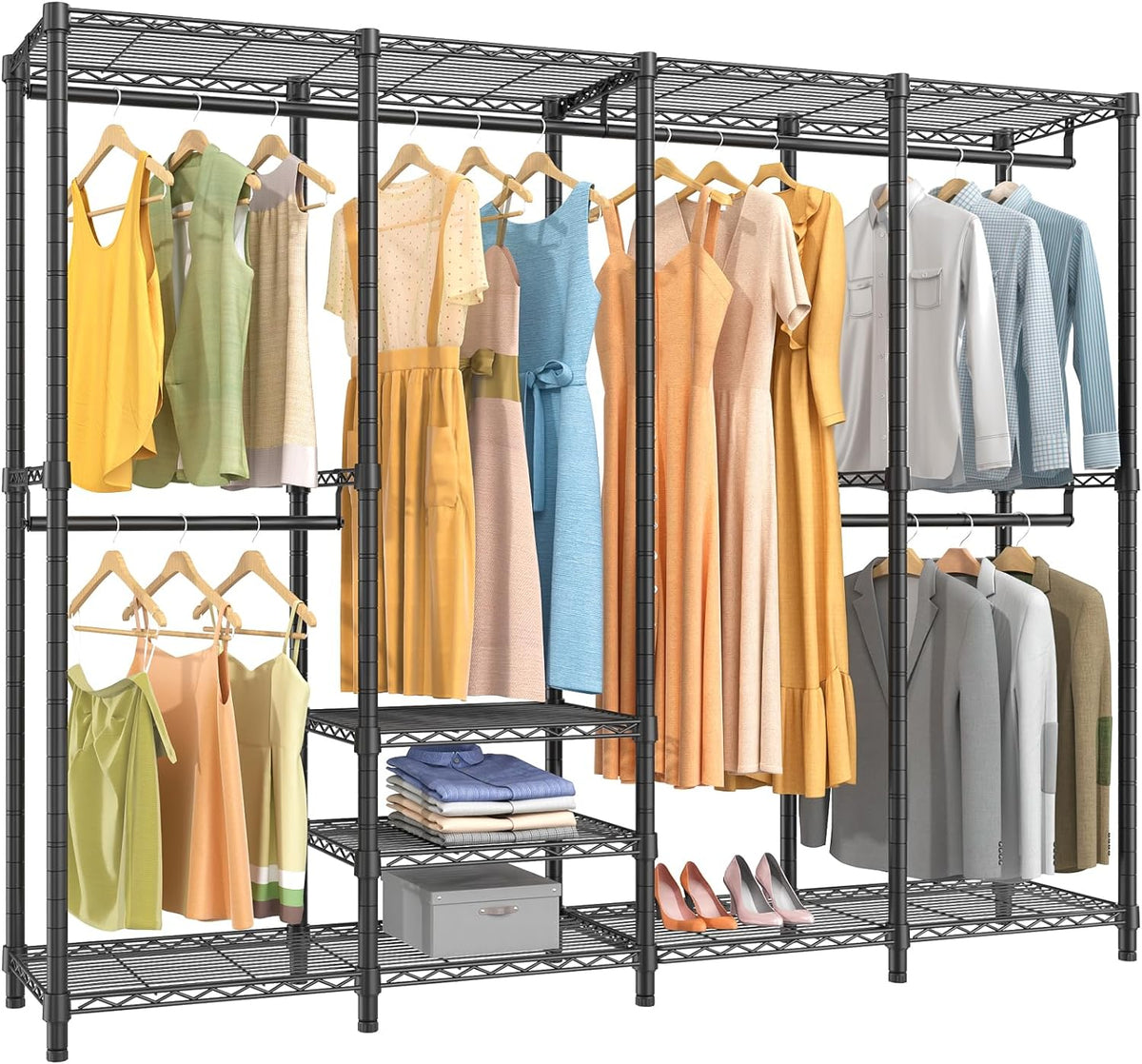 vipek v40 heavy duty clothes rack, modular closet, main product view