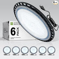 ASD LED High Bay UFO Light Fixture, Commercial Shop Lighting | Plug & Play Cable by ASDLightingCorporation