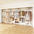h6 wall mounted closet system, industrial pipe clothes, main product view