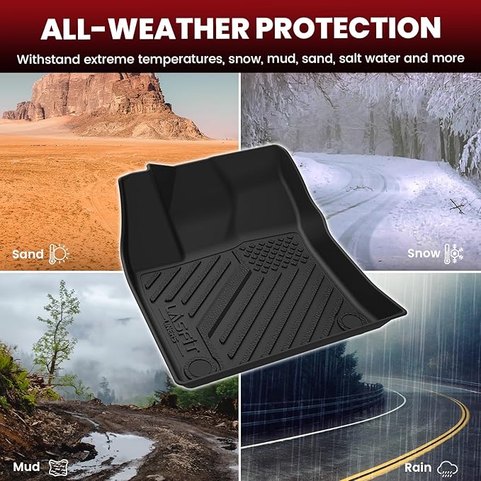 LASFIT Floor Mats for Toyota Prius 2016-2022 & Prius Prime 2017-2022, All - Image 6
