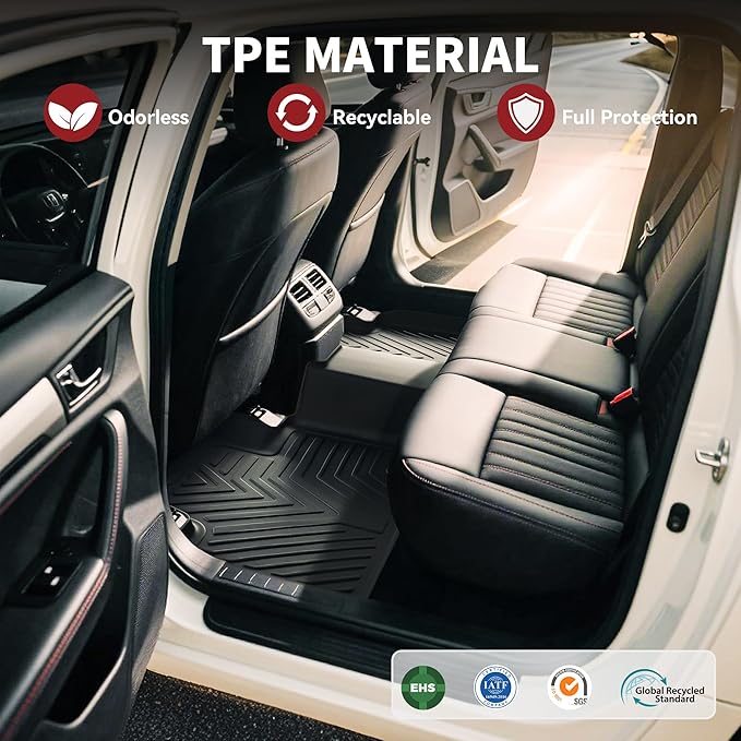YITAMOTOR Floor Mats Fit for 2017-2025 Mazda CX-5, All Weather Custom Fit for - Image 4