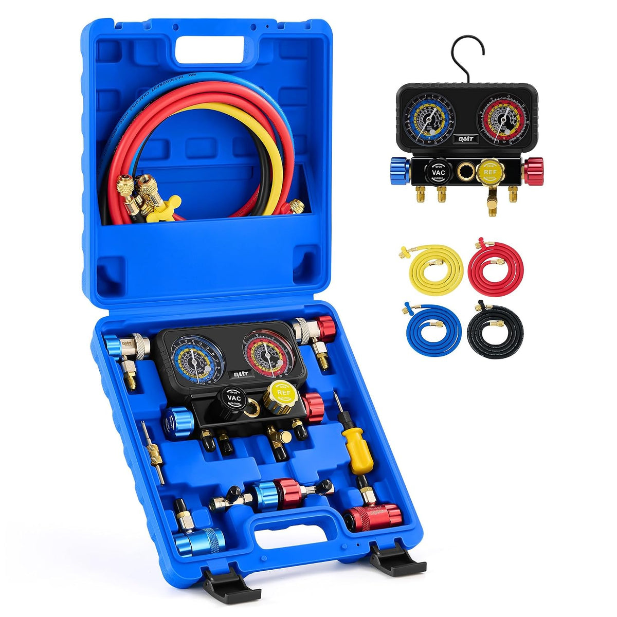 omt 4-way ac manifold gauge set for r1234yf, main product view