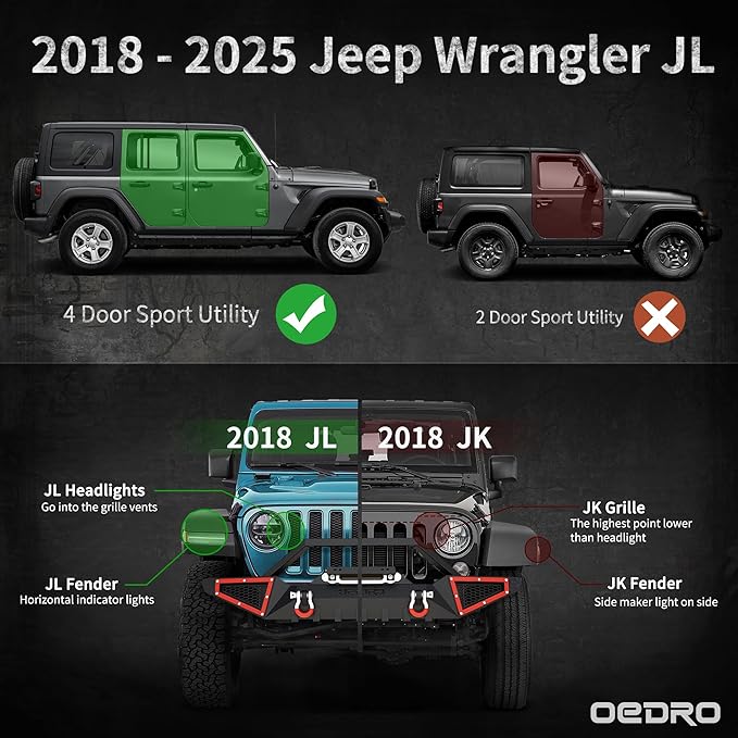 OEDRO 6 inch Running Boards, Drop Side Steps Compatible - Image 2