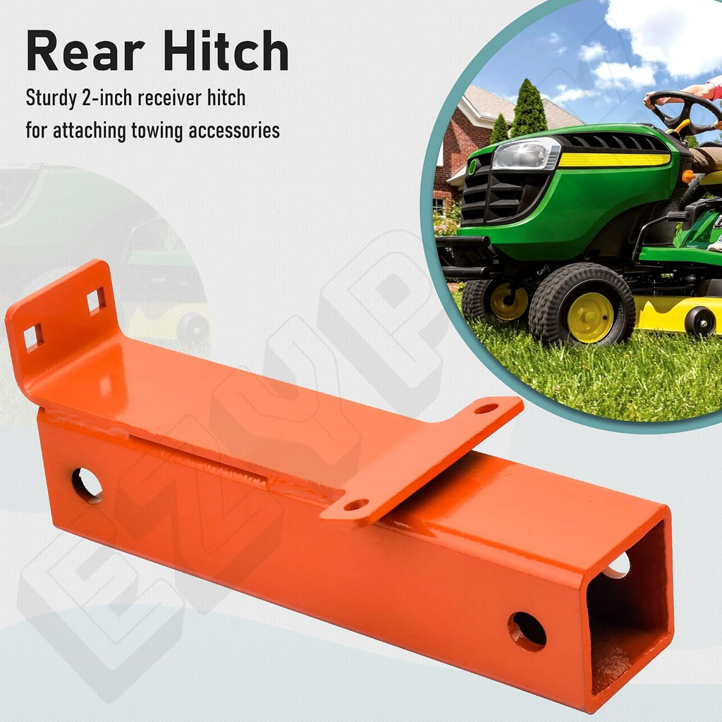 Heavy-Duty 093-1129-00 2" Rear Hitch Assembly Compatible with Bad Boy Mowers Rebel, Rogue & Renegade Models