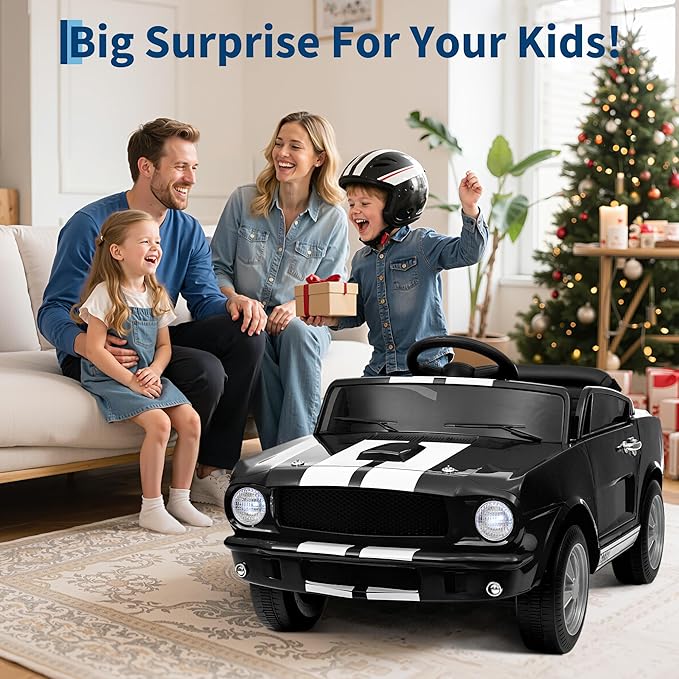 12V Ride on Car Licensed Shelby GT350, Battery Powered Ride On Toy - Image 7