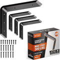 batoda 8” countertop support steel brackets (4 pcs), main product view