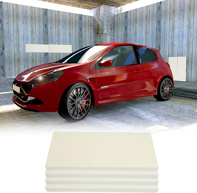 X AUTOHAUX 400x200x20mm 4pcs Car Garage Wall Guard Door Bumper Protector Anti - Image 2