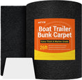 Boat Trailer Bunk Carpet 12in x 13ft, 26ft, 104ft Roll, 8mm Thick Marine Grade Black Carpet for Bunk Boards & Runners, Waterproof Commercial Cover for Boat Lift & Jet Ski, with Glue Spreader, Black